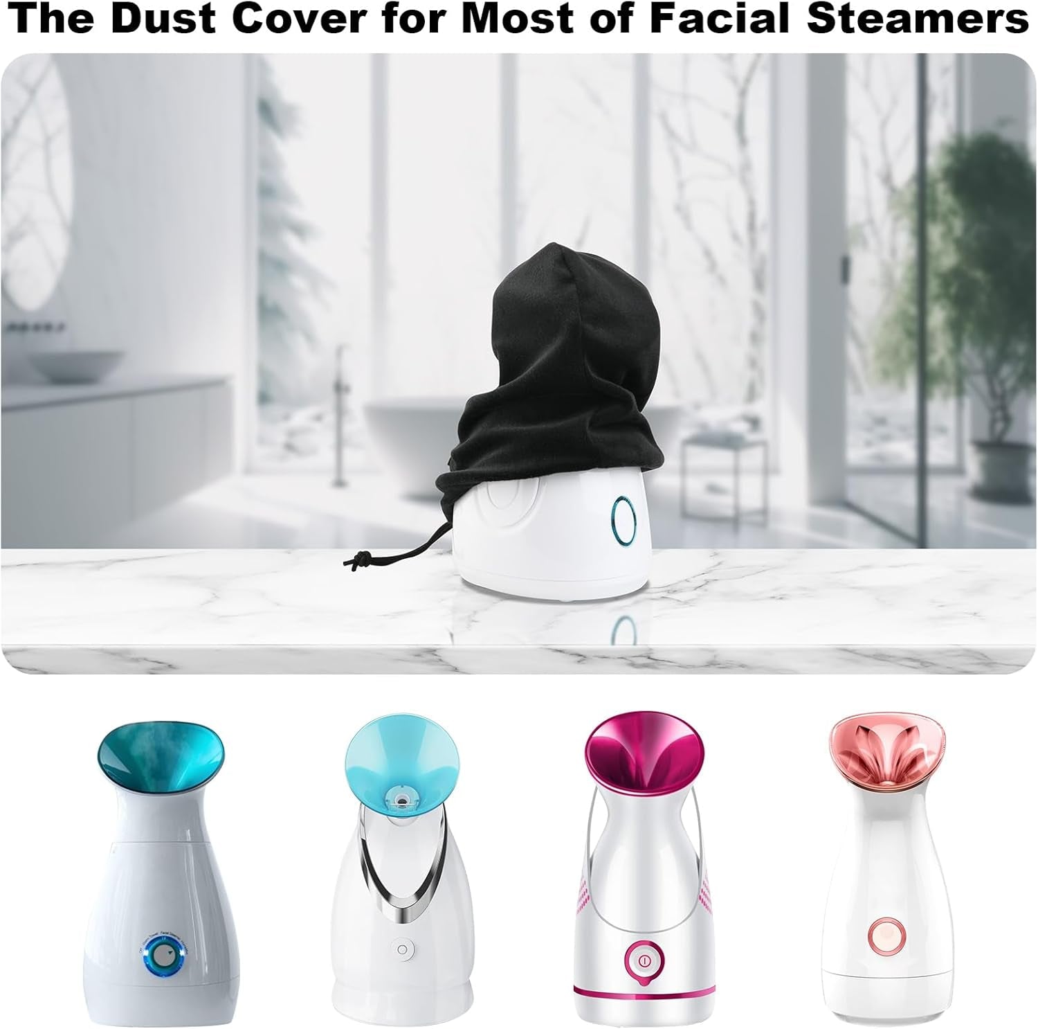 Facial Steamer Protective Dust Cover and Storage Sleeve for Warm Mist Humidifier Atomizer
